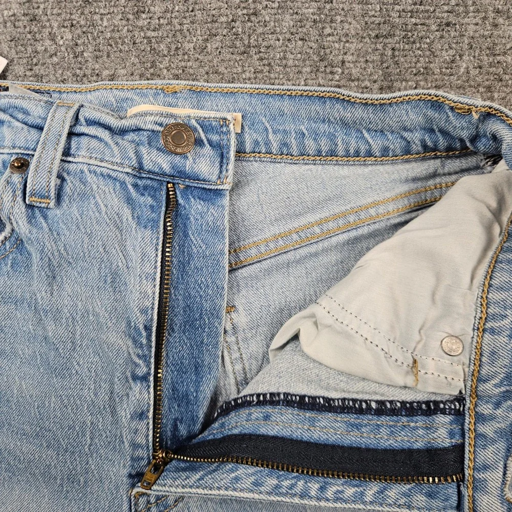 Levis Premium 70s High Slim Straight Jeans Light Wash Blue W27 L31 A0898-0019